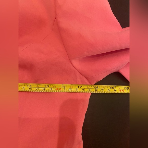 NWT Endless Rose Woman’s Scoop Neck U Button Pink Blazer Top Jacket Size Medium - Picture 10 of 12